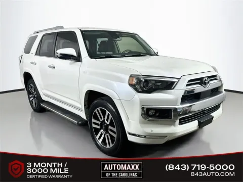 White 2022 Toyota 4Runner Limited for sale in Summerville, SC
