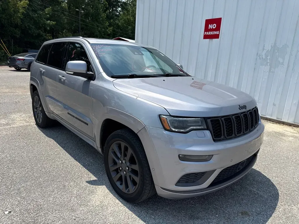 Silver 2019 Jeep Grand Cherokee Overland for sale in Summerville, SC
