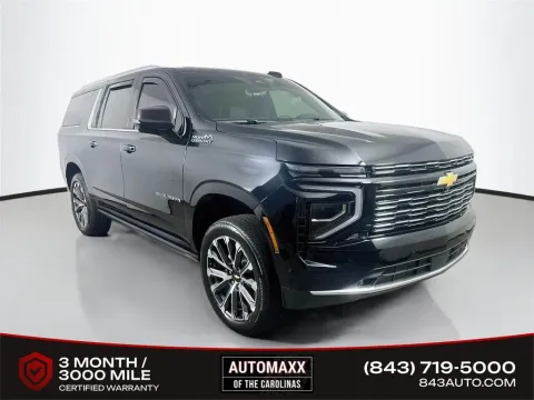 Black 2025 Chevrolet Suburban High Country for sale in Summerville, SC