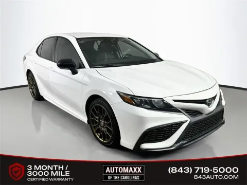 White 2023 Toyota Camry SE Nightshade for sale in Summerville, SC