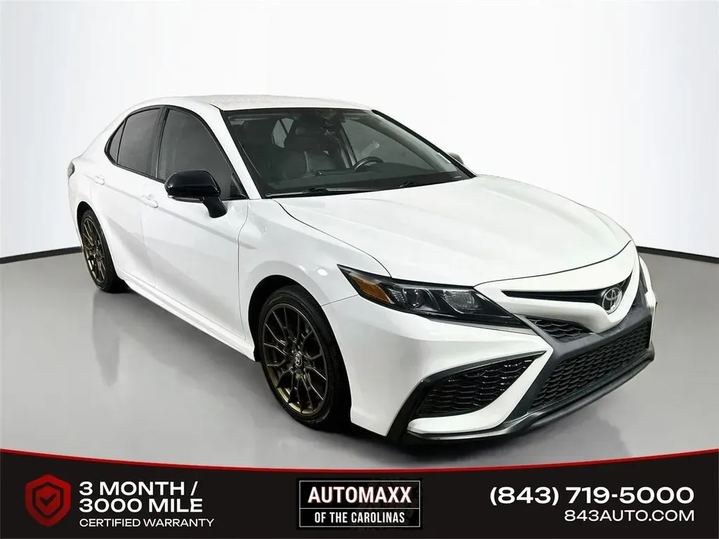 White 2023 Toyota Camry SE Nightshade for sale in Summerville, SC