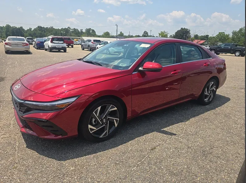 Red 2025 Hyundai Elantra Limited for sale in Summerville, SC