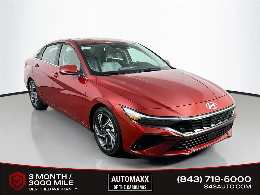 Red 2025 Hyundai Elantra Limited for sale in Summerville, SC