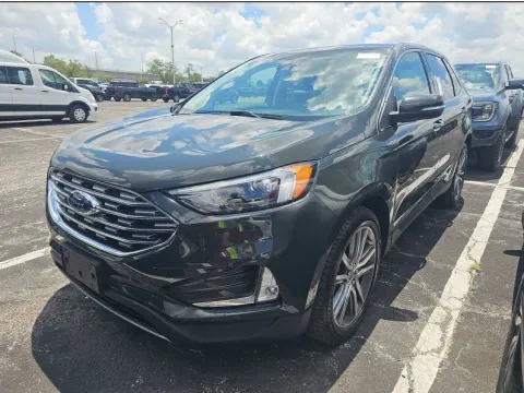 Green 2023 Ford Edge Titanium for sale in Summerville, SC