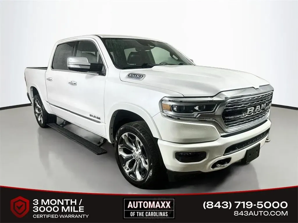 White 2022 Ram 1500 Limited for sale in Summerville, SC