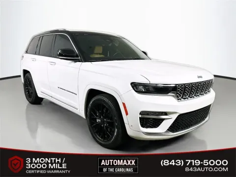 White 2022 Jeep Grand Cherokee Summit 4xe for sale in Summerville, SC