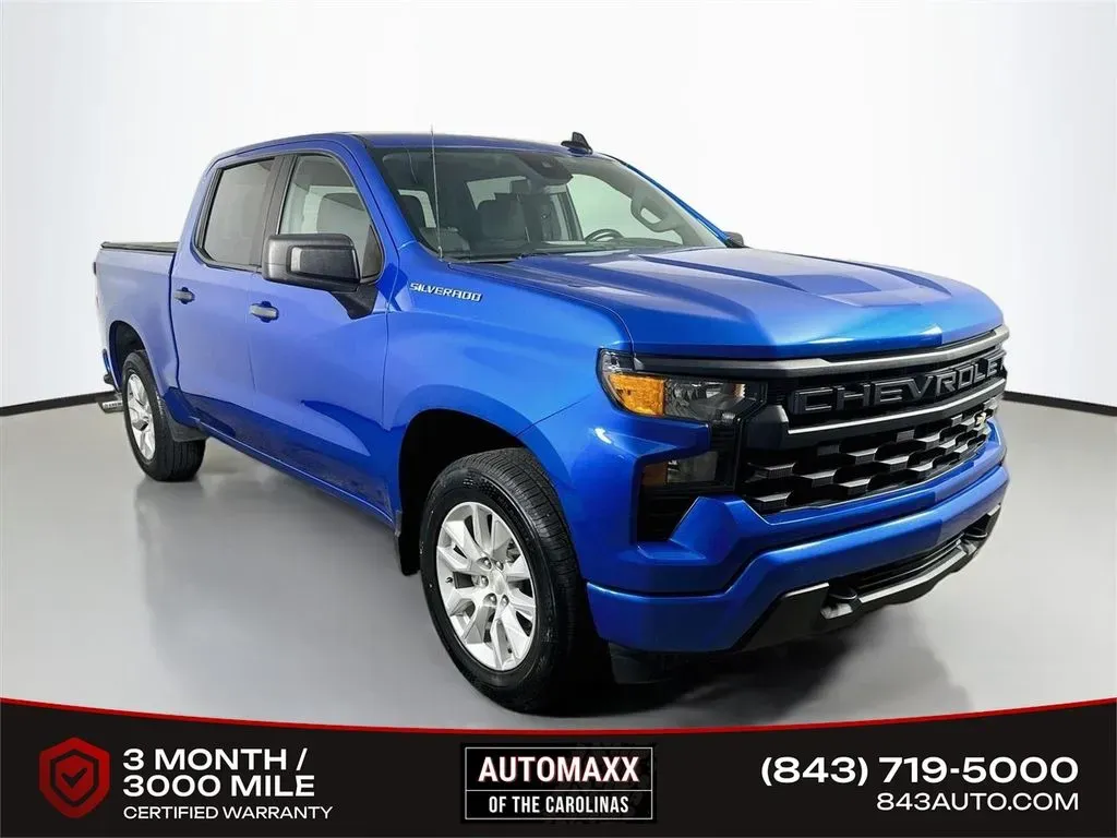 Blue 2023 Chevrolet Silverado 1500 Custom for sale in Summerville, SC