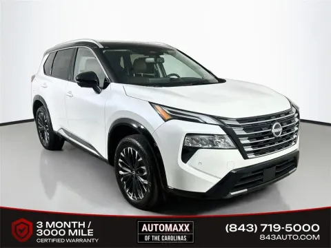 White 2025 Nissan Rogue Platinum for sale in Summerville, SC