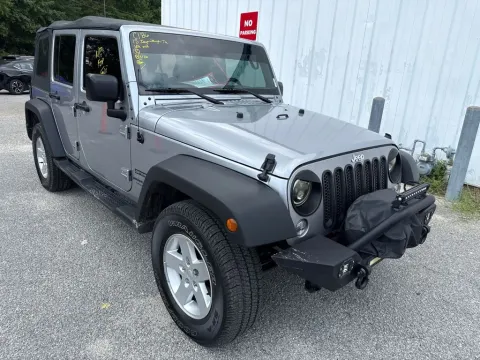 Silver 2018 Jeep Wrangler JK Unlimited Sport for sale in Summerville, SC