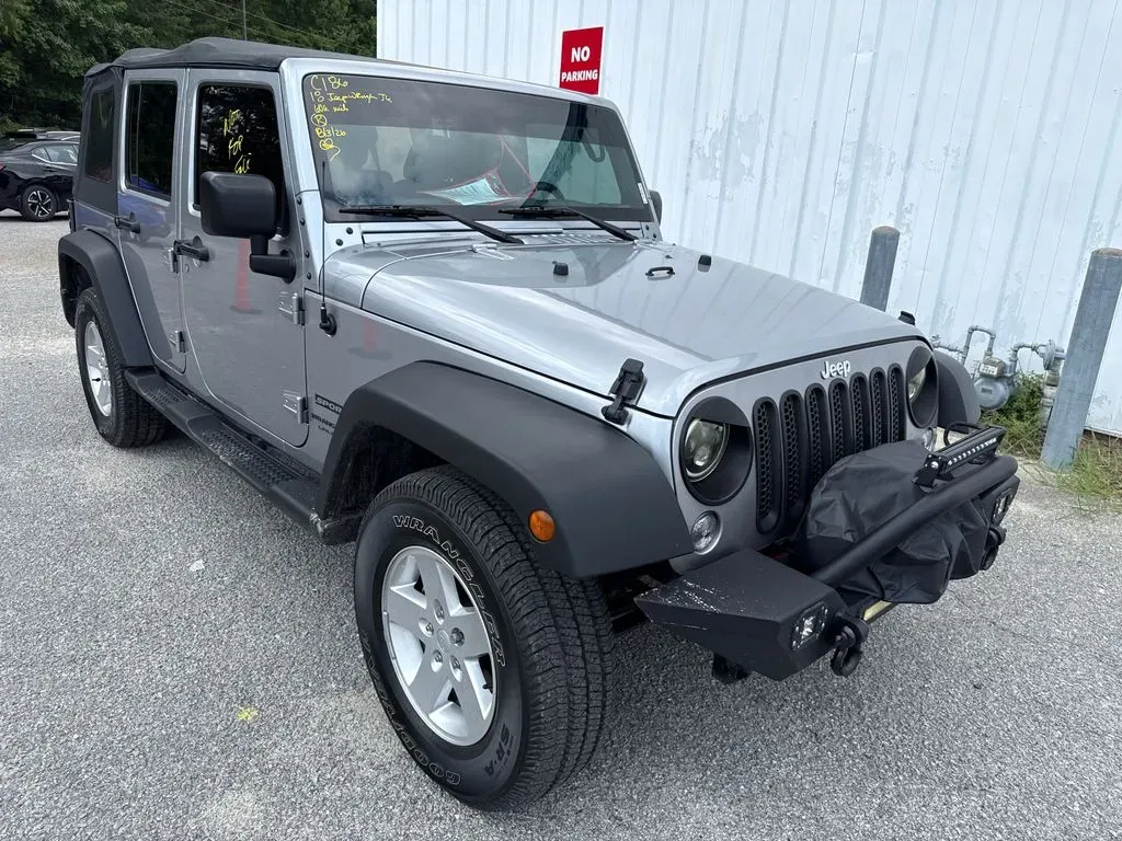 Silver 2018 Jeep Wrangler JK Unlimited Sport for sale in Summerville, SC