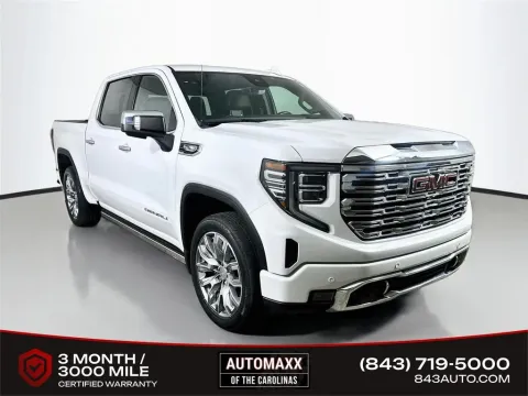 White 2024 GMC Sierra 1500 Denali for sale in Summerville, SC