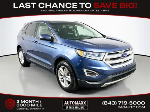 Blue 2018 Ford Edge SEL for sale in Summerville, SC
