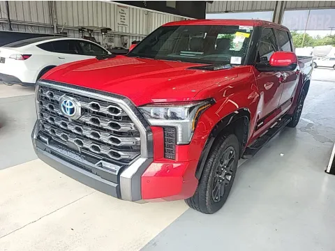 Red 2023 Toyota Tundra Hybrid Platinum for sale in Summerville, SC