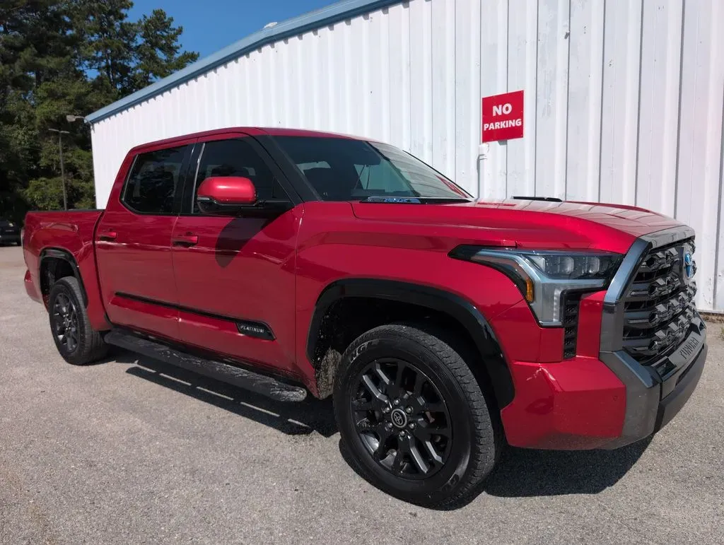 Red 2023 Toyota Tundra Hybrid Platinum for sale in Summerville, SC