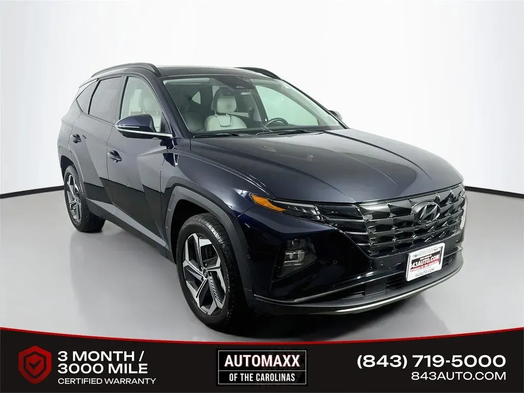Blue 2022 Hyundai Tucson Hybrid Limited for sale in Summerville, SC