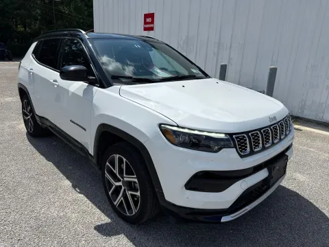 White 2025 Jeep Compass Limited for sale in Summerville, SC