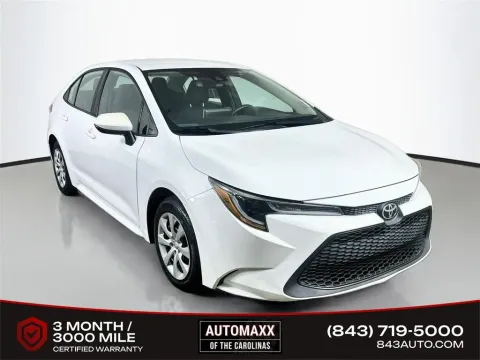 White 2021 Toyota Corolla LE for sale in Summerville, SC