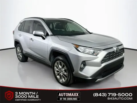 Silver 2019 Toyota RAV4 Limited for sale in Summerville, SC