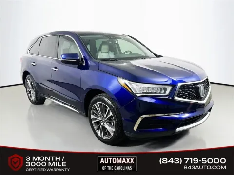 Blue 2019 Acura MDX 3.5L Technology Package for sale in Summerville, SC