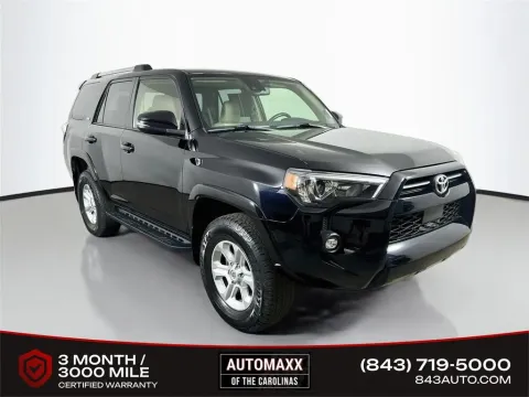Black 2022 Toyota 4Runner SR5 Premium for sale in Summerville, SC