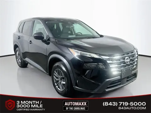 Black 2024 Nissan Rogue S for sale in Summerville, SC