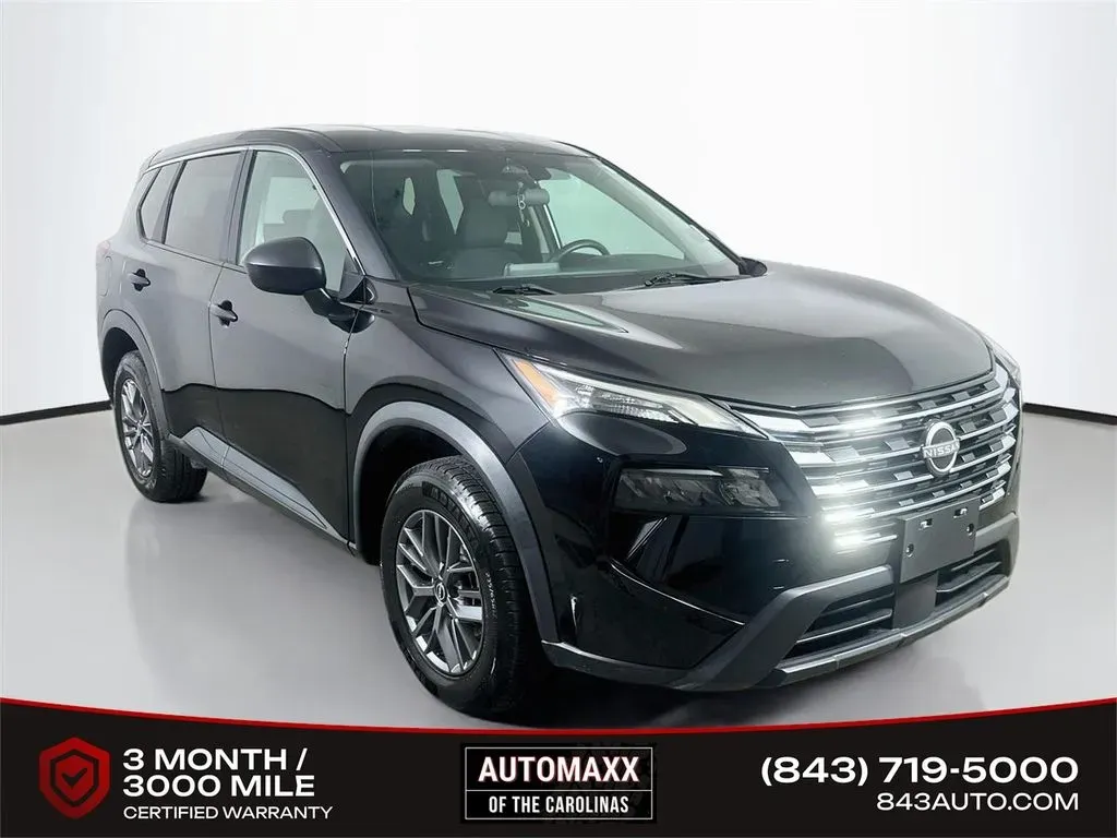 Black 2024 Nissan Rogue S for sale in Summerville, SC