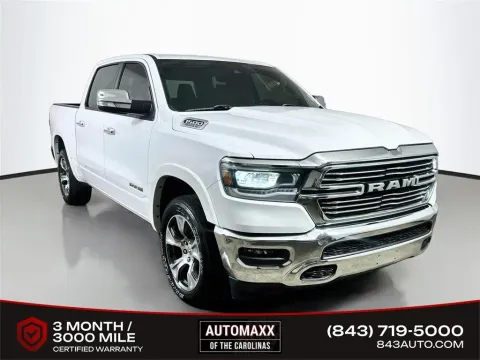 White 2022 Ram 1500 Laramie for sale in Summerville, SC