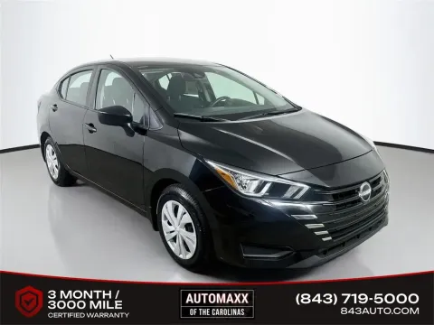 Black 2024 Nissan Versa 1.6 S for sale in Summerville, SC