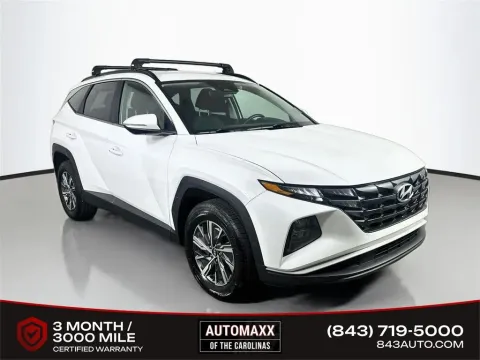 White 2022 Hyundai Tucson Hybrid Blue for sale in Summerville, SC