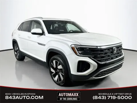 White 2025 Volkswagen Atlas Cross Sport 2.0T SEL for sale in Summerville, SC