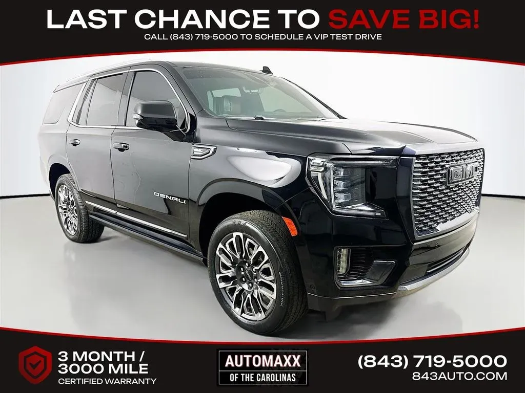Black 2023 GMC Yukon Denali Ultimate for sale in Summerville, SC