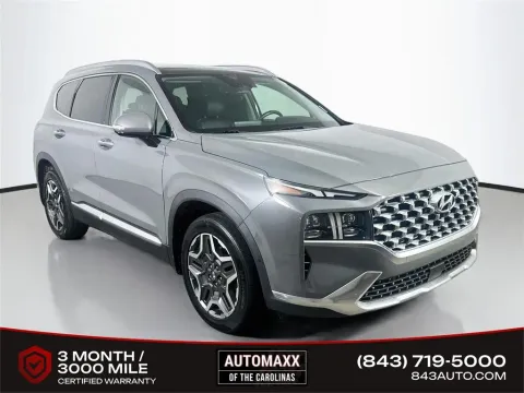 Gray 2022 Hyundai Santa Fe Limited for sale in Summerville, SC