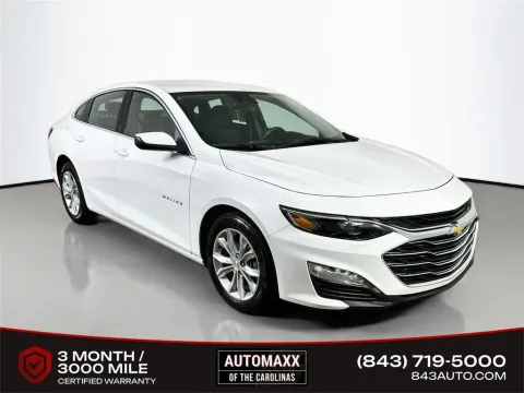 White 2025 Chevrolet Malibu LT for sale in Summerville, SC