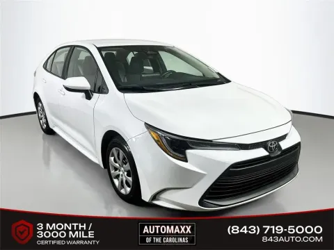 White 2025 Toyota Corolla LE for sale in Summerville, SC