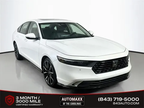 White 2023 Honda Accord Hybrid Touring for sale in Summerville, SC