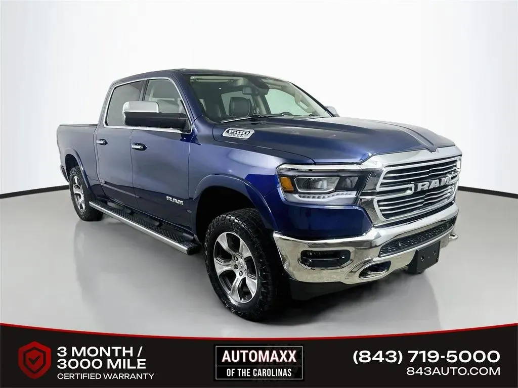 Blue 2019 Ram 1500 Laramie for sale in Summerville, SC