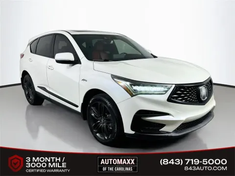 White 2019 Acura RDX A-Spec Package for sale in Summerville, SC