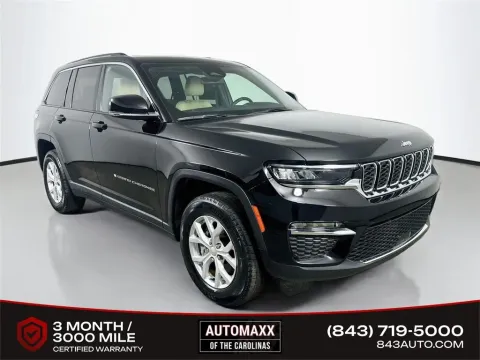 Black 2023 Jeep Grand Cherokee Limited for sale in Summerville, SC
