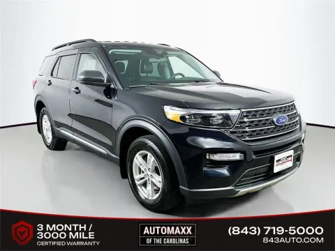 Black 2022 Ford Explorer XLT for sale in Summerville, SC