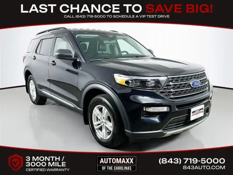 Black 2022 Ford Explorer XLT for sale in Summerville, SC