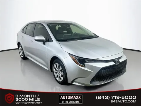 Silver 2020 Toyota Corolla LE for sale in Summerville, SC