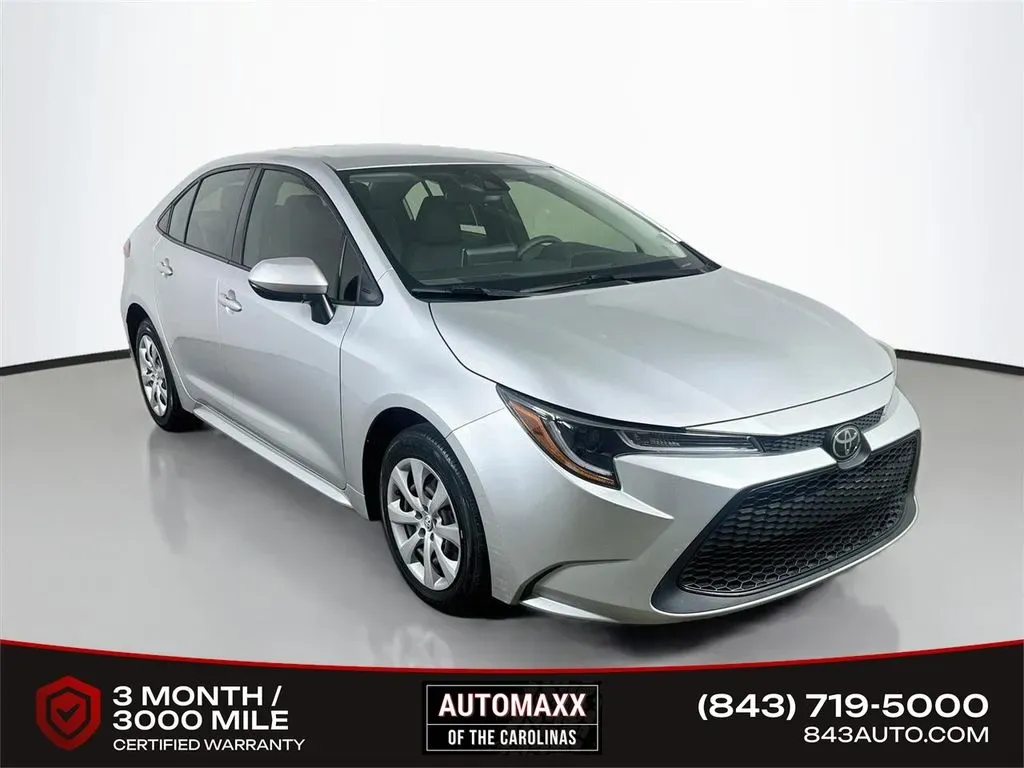 Silver 2020 Toyota Corolla LE for sale in Summerville, SC