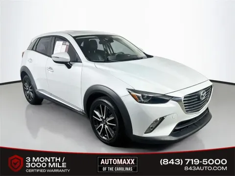 White 2018 Mazda CX-3 Grand Touring for sale in Summerville, SC