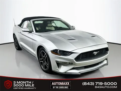 Silver 2019 Ford Mustang EcoBoost Premium for sale in Summerville, SC