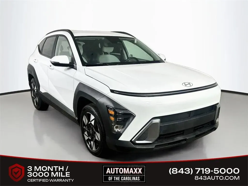 White 2025 Hyundai Kona SEL for sale in Summerville, SC