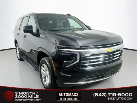 Black 2025 Chevrolet Tahoe LT for sale in Summerville, SC