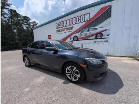 Gray 2017 Honda Civic LX for sale in Summerville, SC
