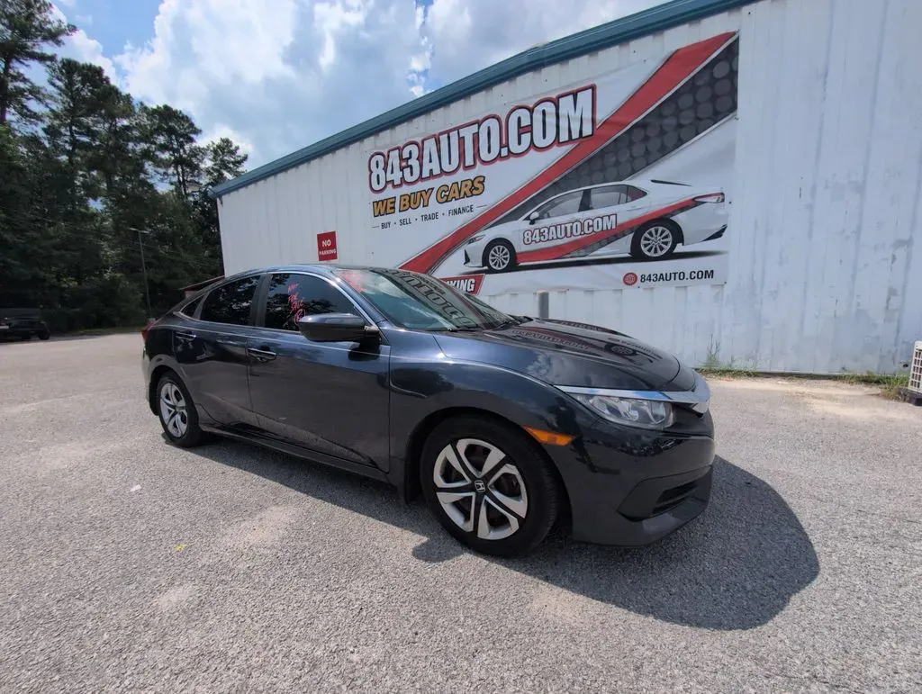 Gray 2017 Honda Civic LX for sale in Summerville, SC