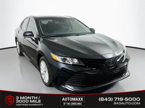 Black 2020 Toyota Camry LE for sale in Summerville, SC