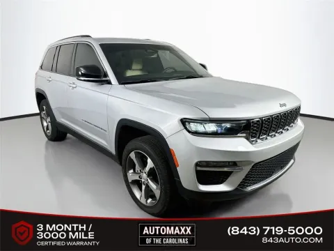 Silver 2023 Jeep Grand Cherokee 4xe for sale in Summerville, SC
